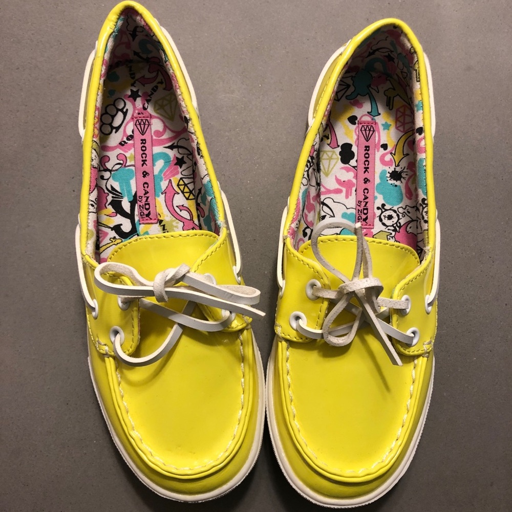 Brand New yellow Rock & Candy Flats